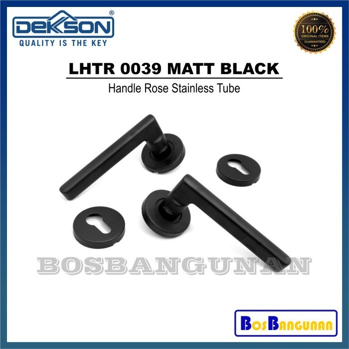 New Handle Pintu Hitam DEKKSON LHTR0039 BK Gagang Pintu DEKKSON LHTR 0039