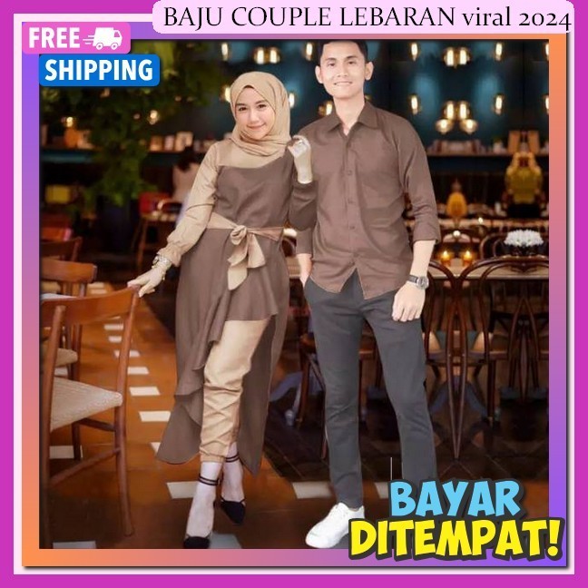 Gamis Kapelan Suami Istri Set Cople Mama Papa Ganis Crinkle Airflow Copel Gamsi Murah Baju Couple Pa