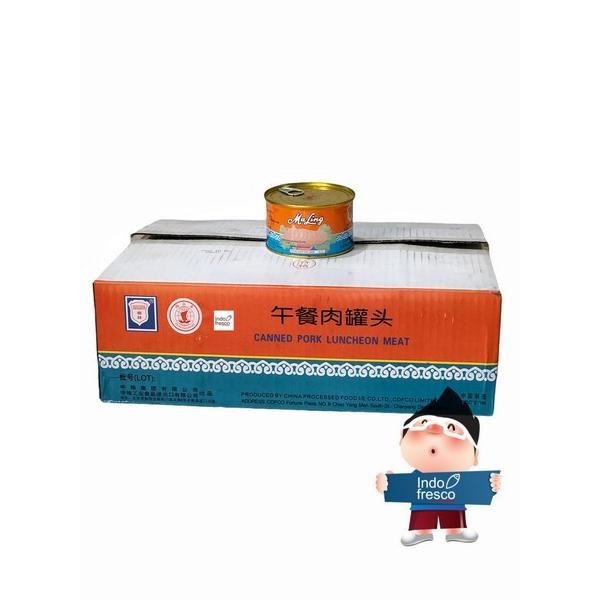 

Ma Ling Canned Pork Luncheon Meat- Daging Babi Kaleng 397G | Legaza