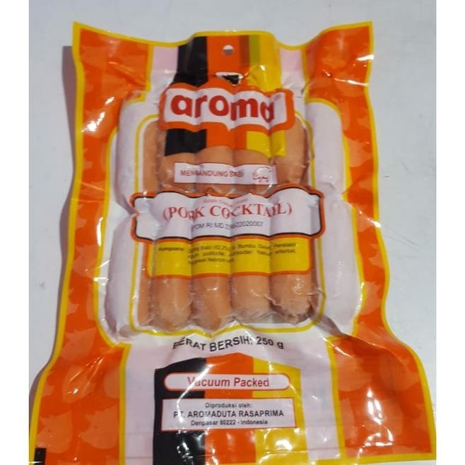 

Pork Cocktail Sosis Babi Cocktail Aroma Bali (250Gram Perpak) | Legaza