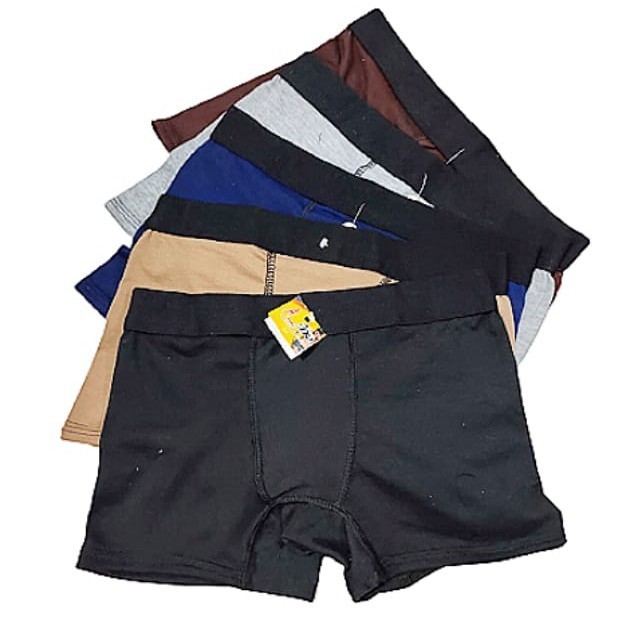 5 Pcs Celana Dalam Boxer Anak Laki Remaja Polos
