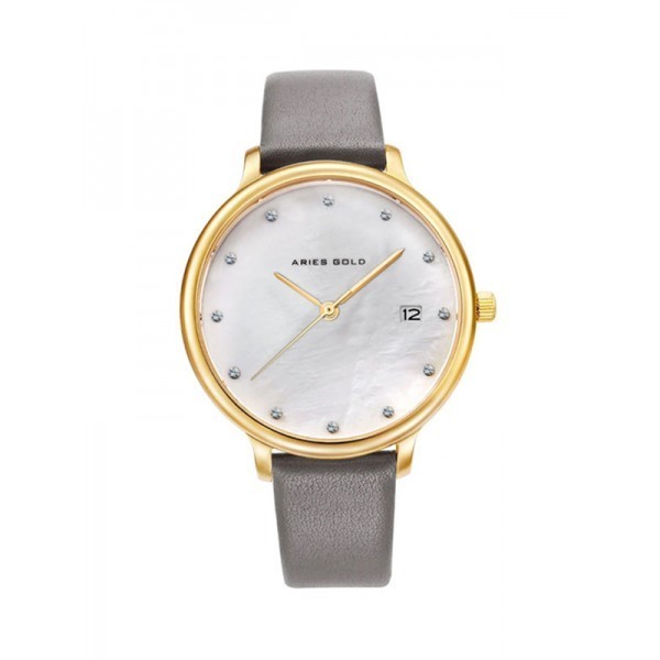 Jam Wanita Aries Gold  Original Fashion Gold Leather L-5035-G-MP