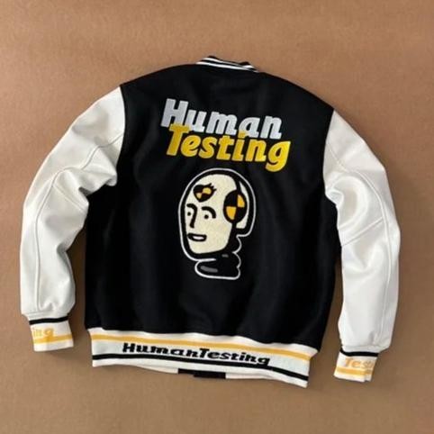Human Made X Asap Rocky Human Testing Varsity Jacket Xavionxa