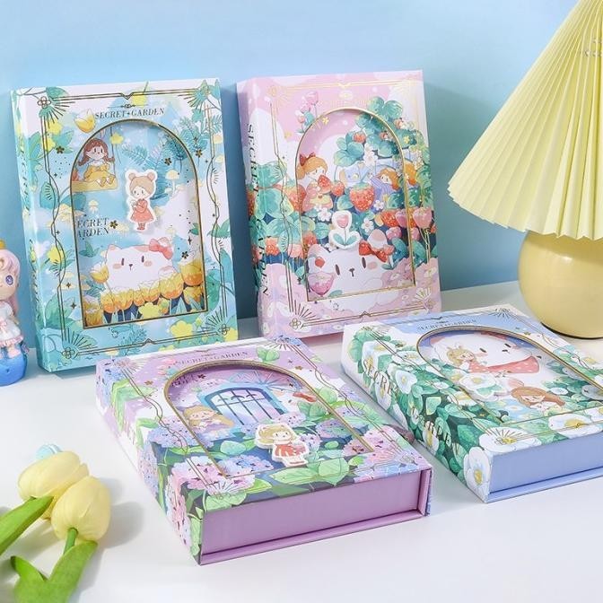 

Best Seller Diary Book Motif Bunga Secret Garden With Lock Buku Diary Gembok B005
