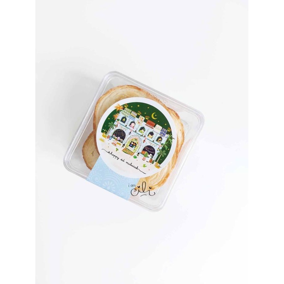 

(Sif098) Stiker Toples Eid Lebaran Idulfitri Naureen Castle ( 7X14 Cm) 049