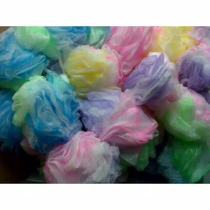 Spons Mandi | Busa Mandi Shower | Puff Lembut Halus