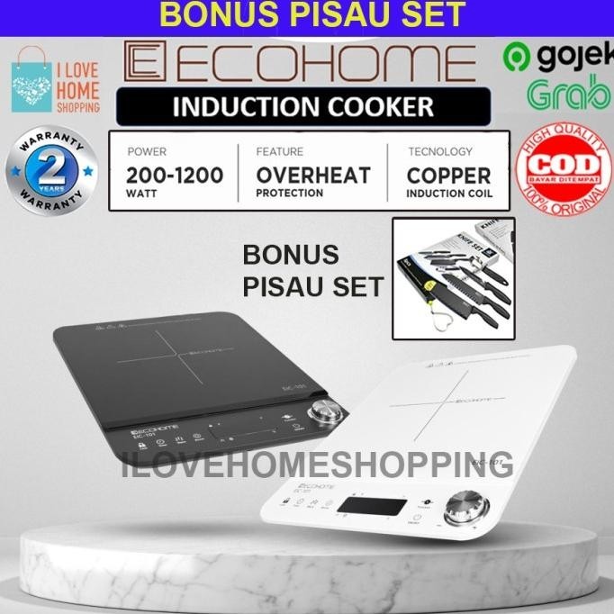 Ecohome Induction Cooker Eic-101 Smart Kompor Induksi Listrik Xabruk