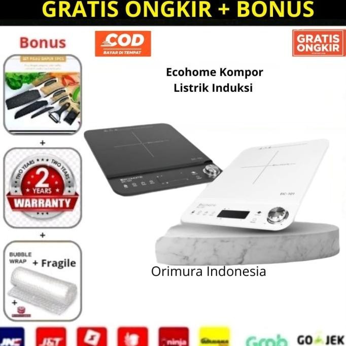 Ecohome Kompor Induksi Low Watt - Kompor Listrik Low Watt White Xacokxa