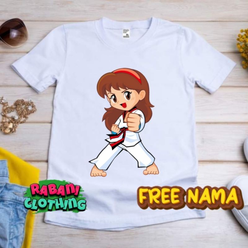 baju anak taekwondo kaos anak