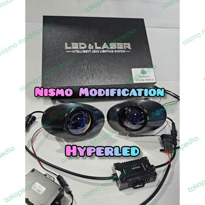 Foglamp Projector Blue Lens Honda Brio Hrv 2017 Jazz 2012_2014 Mobilio