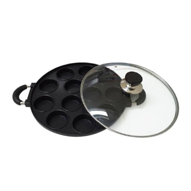 CETAKAN KUE MARTABAK MINI HAPPY CALL 12 LUBANG DATAR KUE LUMPUR LOYANG | TOKOMAHARANIY