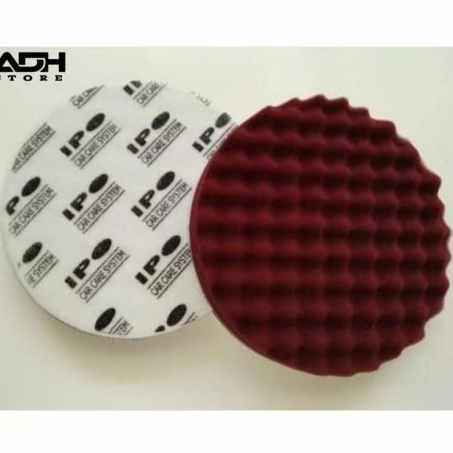 [Baru] Busa Poles Merah Tempel Merk Ipo 7Inch