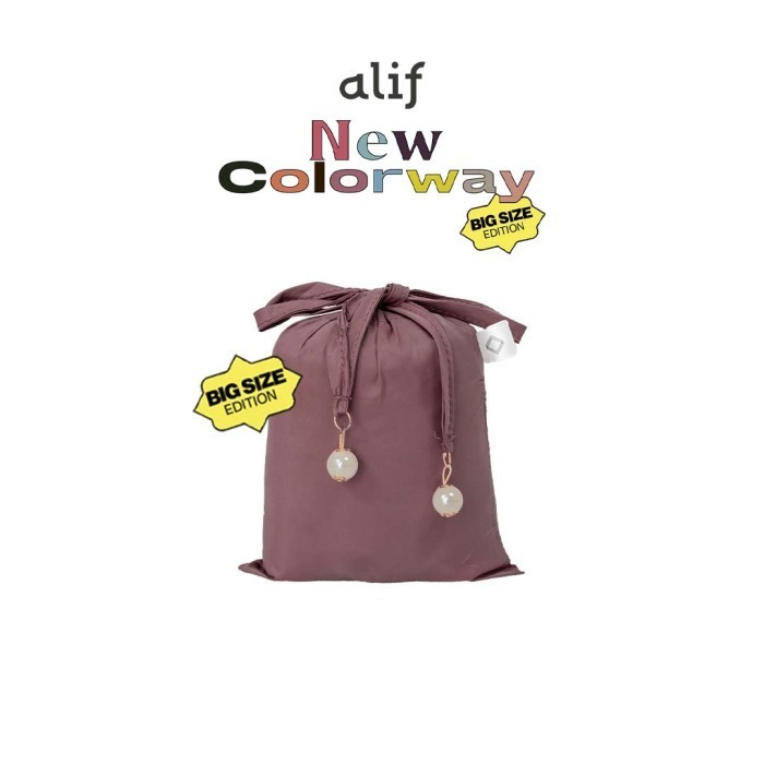 COD ALF BY ALIF MUKENA MINI TRAVEL JUMBO - MAUVE