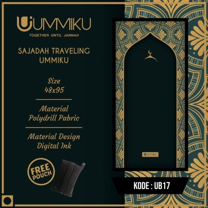 COD SAJADAH TRAVEL UMMIKU sajadah traveling lipat kekinian