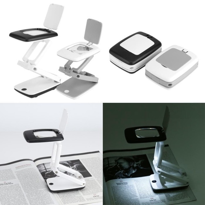 

Kaca Pembesar Lipat Multi Fungsi+Lamp Led/ Magnifying Glass. Mikroskop