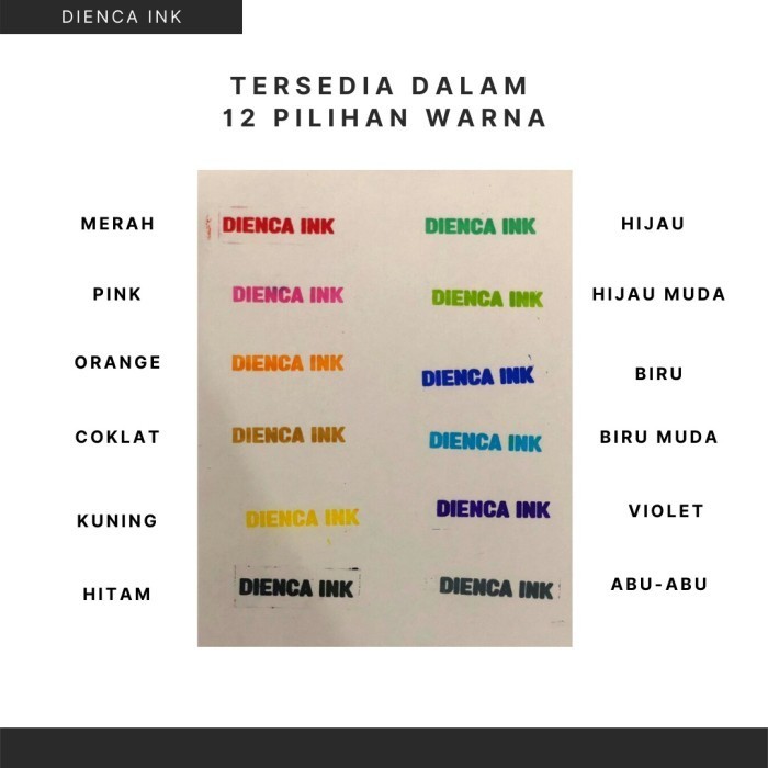 

Tinta Stempel Flash Dienca Official 1 Liter Warna Violet