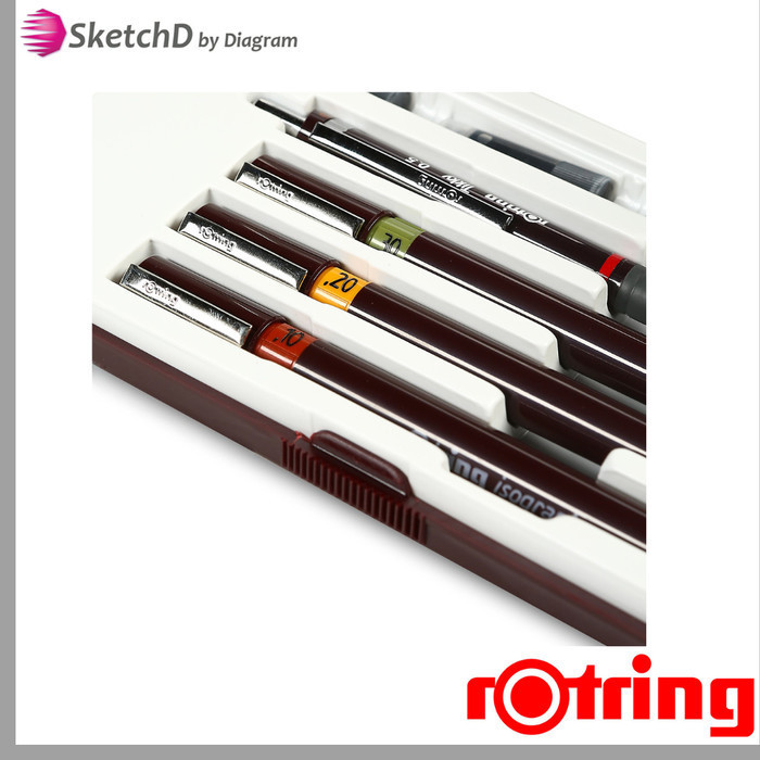 

Isograph Set 01 . 02 . 03 Drawing Pen Rotring College Set