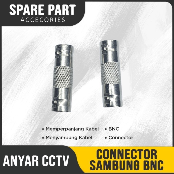 CONNECTOR SOKET SAMBUNG BNC / CONNECTOR SAMBUNG BNC / I BNC TAIWAN