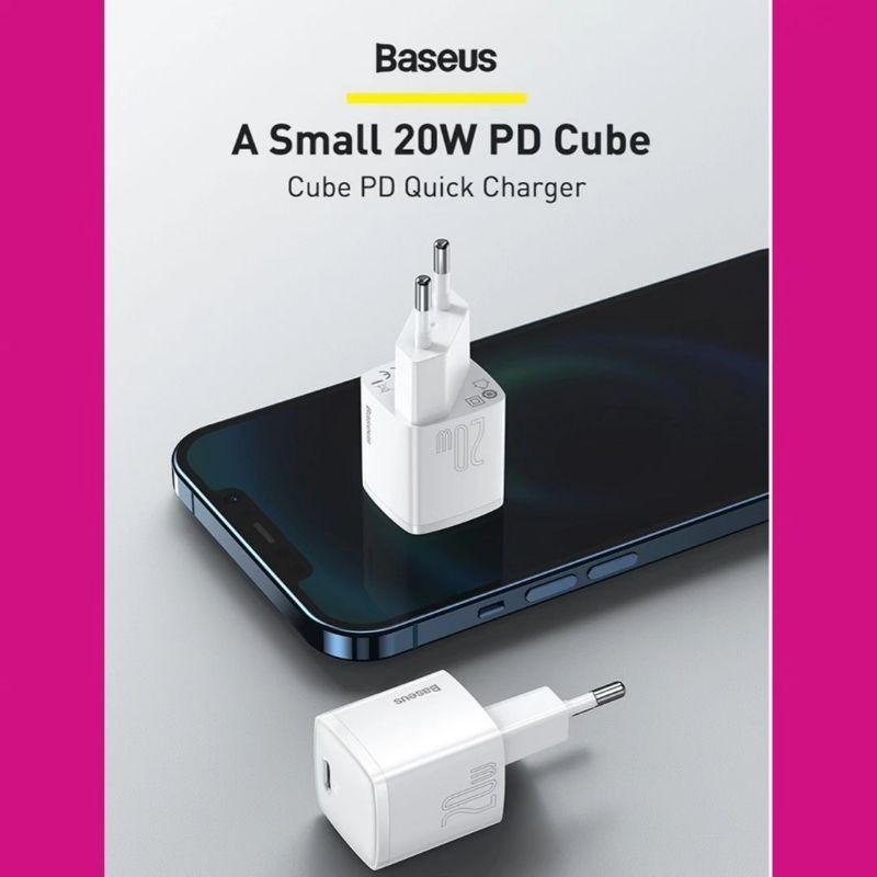 ADAPTOR 20W BASEUS TYPE C (PD) ORIGINAL