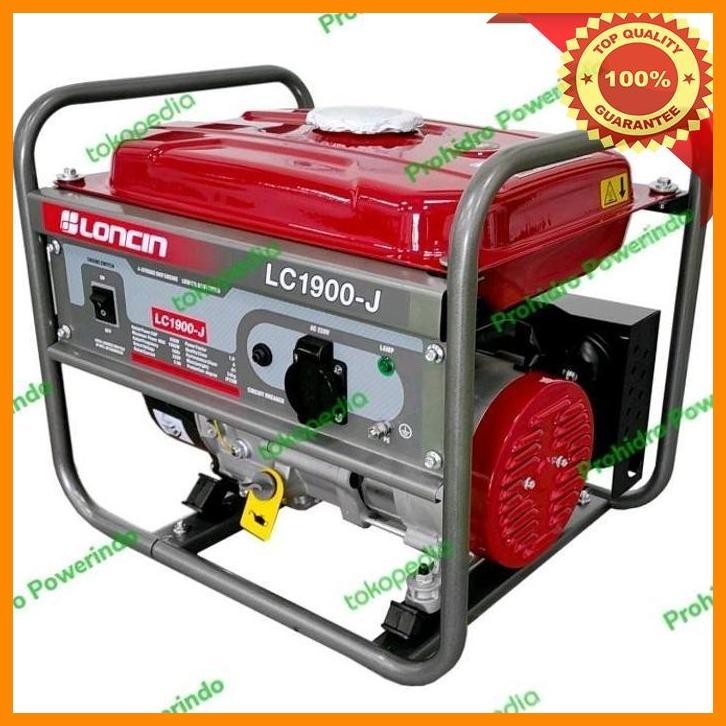 (PROH) GENSET LONCIN BENSIN LC1900J 850 WATT - GENERATOR LONCIN RECOIL TARIK