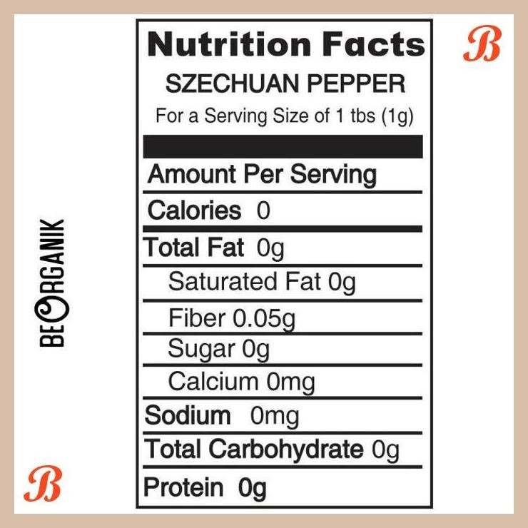 

| ORB | BEORGANIK SZECHUAN PEPPER / SICHUAN PEPPER 35GR