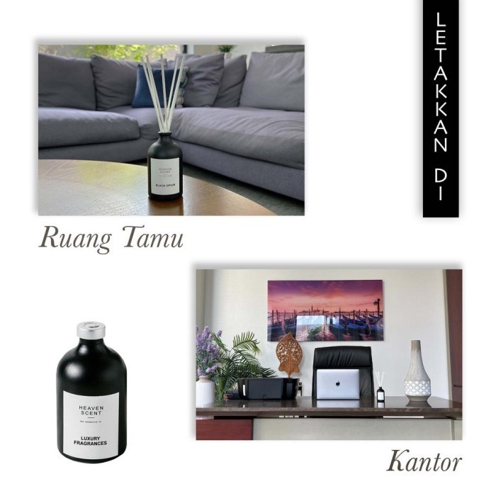 HEAVEN SCENT Luxury Reed Diffuser 100ml - Pengharum Ruangan