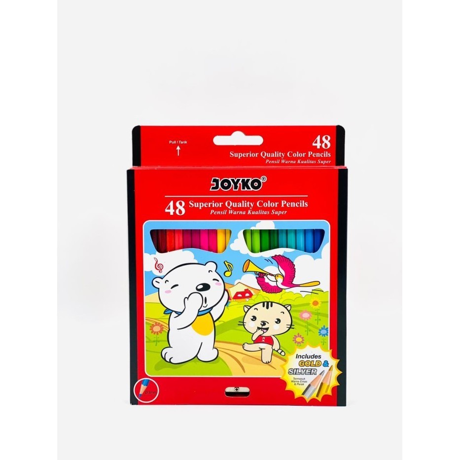 

Produk Unggulan Terbaru Pensil Gambar Warna Joyko 48 Warna Color Panjang Cp-48Pb Cp 48 Hemat