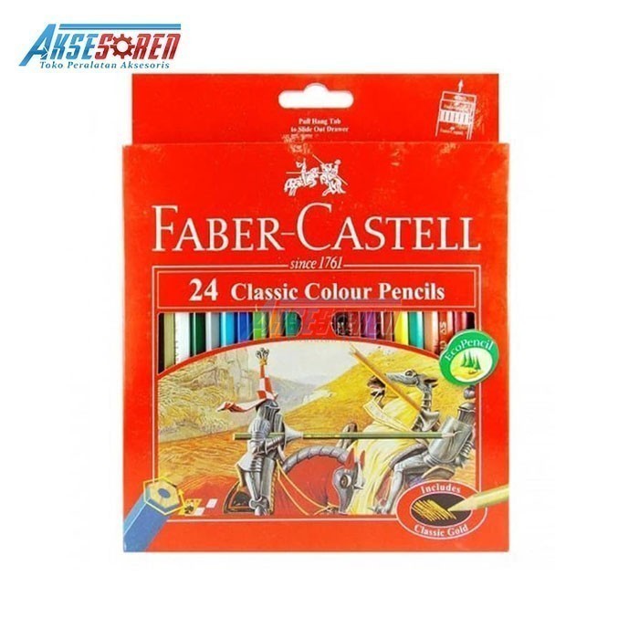 

Mudah Pensil Warna Panjang Faber Castell [24 Colour] / Pensil Mewarnai Terlaris