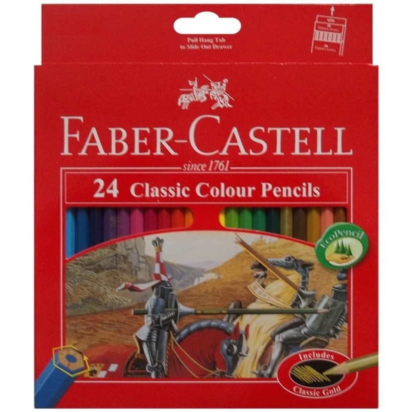 

Menakjubkan Faber Castell Classic Colour Pencils/ Pensil Warna 24 Gilaa!!!