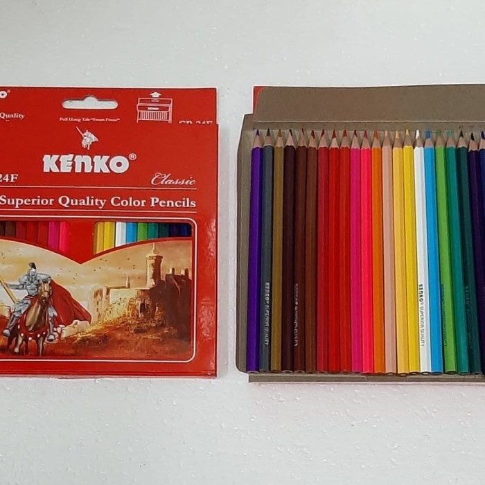 

Hemat Pensil Warna Kenko 24 Warna Kode Cp-24F Trendi