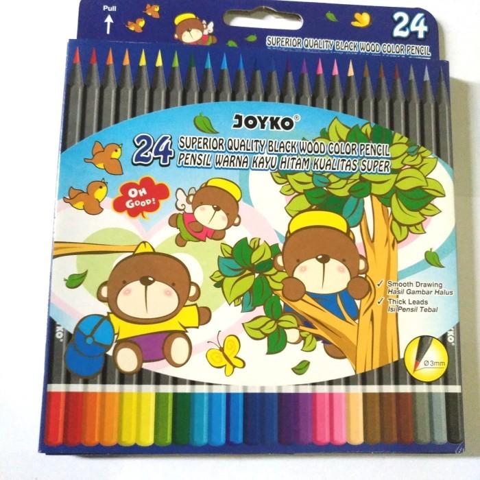 

Lucu Pensil Warna Joyko Cp 2 24 Color Pencil Sale!!!