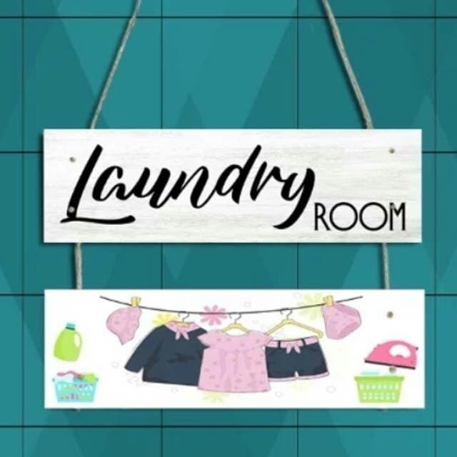 Small Hiasan Dinding Laundry Room Ruang Laundry Hiasan Rumah Dekorasi