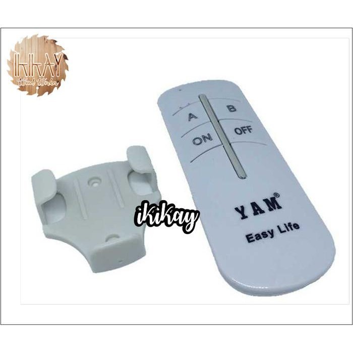 SAKLAR LAMPU RUMAH REMOT WIRELESS UNTUK 2 JALUR LAMPU