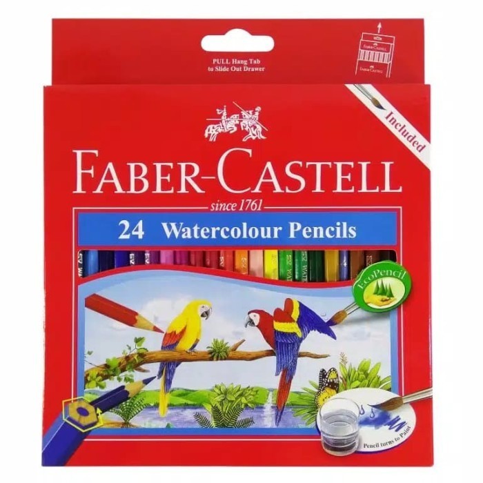 

Produk Unggulan Pensil Warna Faber Castell 24 Water Colour / Free Kuas Terlaris