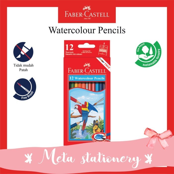 

Terbatas Pensil Warna Water Color Faber Castell 12 Long Hemat