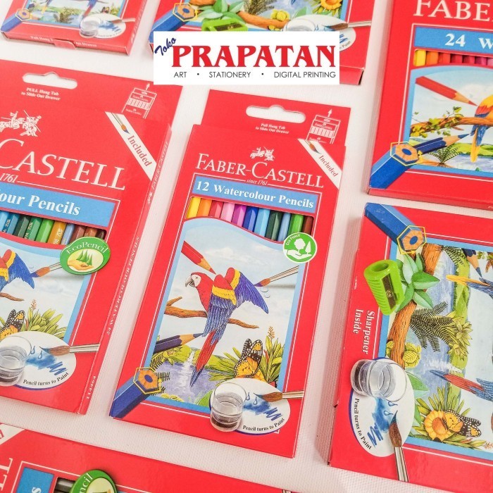 

Trendi Pensil Warna Faber Castell Water Colour 12 Warna (Long) Bergaransi