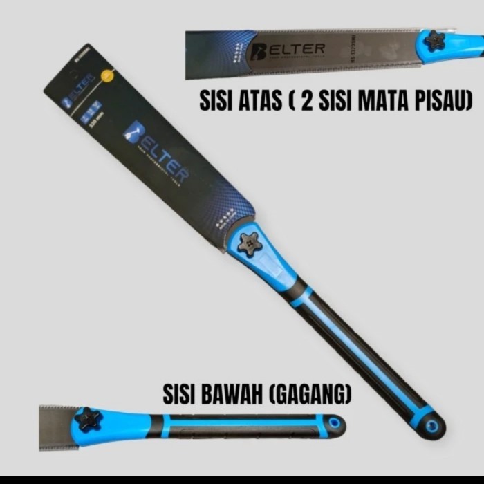 Gergaji Kayu/Gergaji Dua Sisi/Gergaji Ryoba/Gergaji Jepang Original Dan Terpercaya