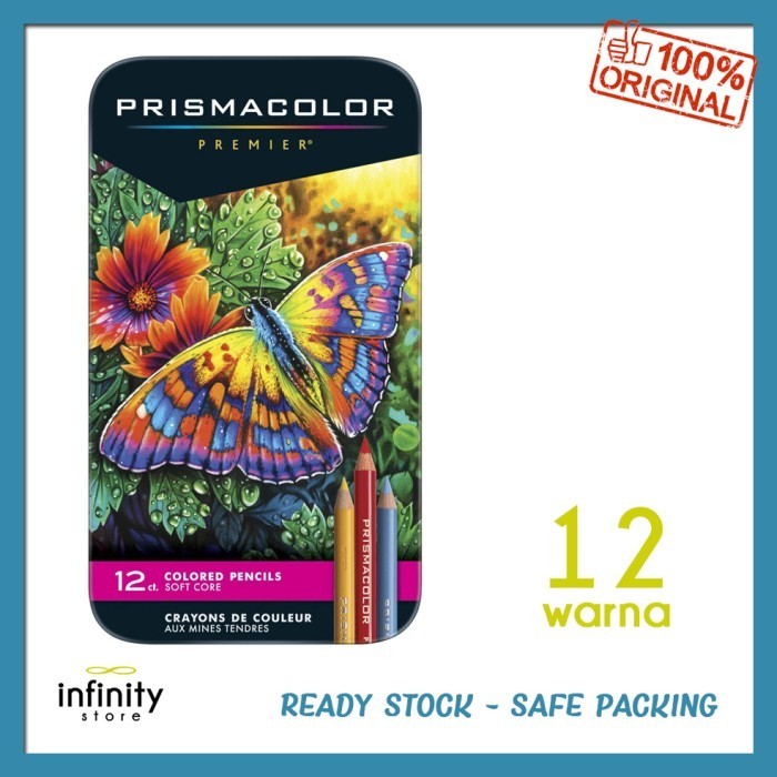 

Jual Prismacolor Premier 12 Colored Pencils Prisma Color 12 Warna Original Trendi