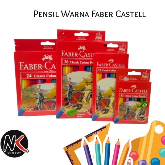 

Gilaa!!! Pensil Warna Faber Castell 36 Classic Promo