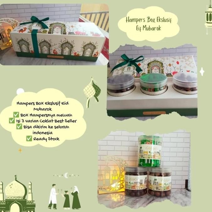 

Terlaris Hampers Lebaran Parsel Lebaran Box Ekslusif B Coklat Mede Milo Bar Original