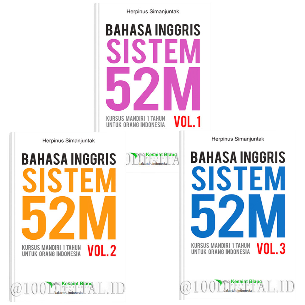 

Bundel Terlengkap Tentang SISTEM BAHASA INGGRIS 52M VOL.1,2&3