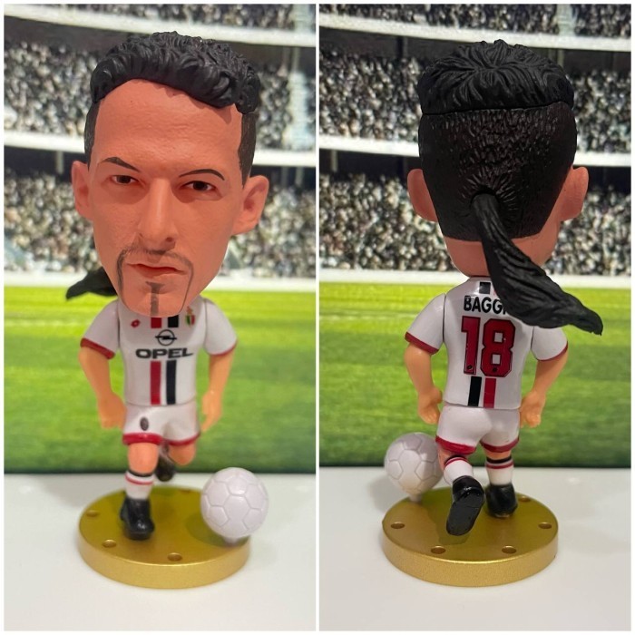 Silahkan Order] Figure Miniatur Pemain Sepakbola Roberto Baggio Milan Soccerwe Kodoto