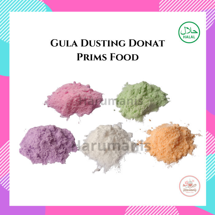 

+++++] Gula Dingin Donat Dusting Warna PrimsFood Donnica 250gr