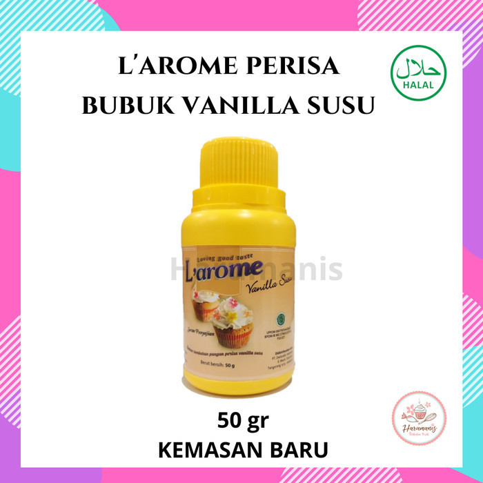 

,,,,,,,] Larome Vanilla Susu Perisa Bubuk 50gr