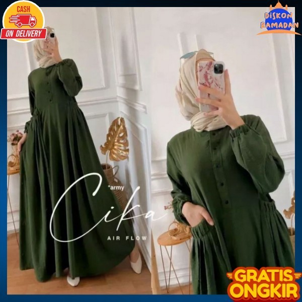 Gmis Syar'I Muslim Driss Polos Drees Cewek Wnta Lebaran 2024 Dewasa Kondangan Deres Gsmis Ghamies Wa