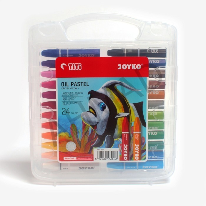 

Cantik Joyko Crayon Titi Oil Pastel/ Crayon Minyak 24 Color [ Set ] Bergaransi