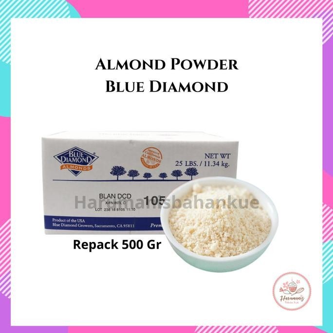 

best seller] Almond Powder Almond Bubuk Blue Diamond 500gr