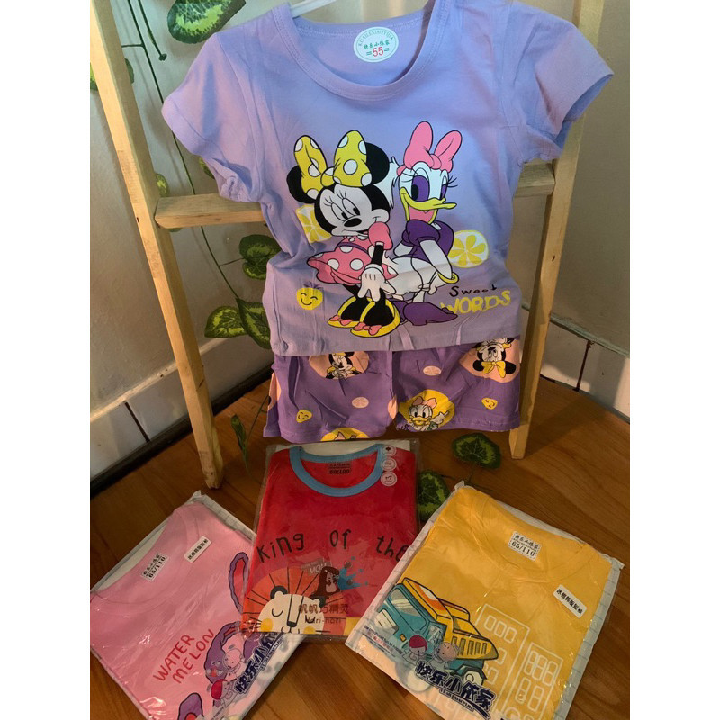 [ONLINE EXCLUSIVE] Paket grosir Piyama Organik Anak 3 pcs Mix random 123 tahun