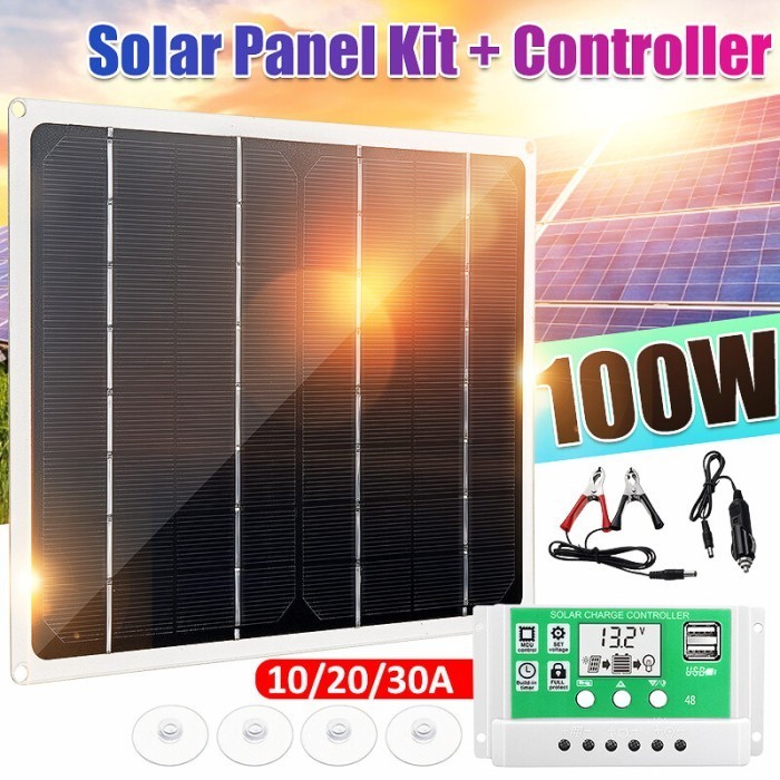 BISA COD PANEL PENGONTROL DAYA TENAGA SURYA PORTABEL, SET HADIAH BISA COD