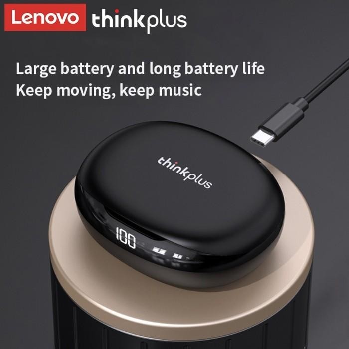Lenovo Thinkplus T50 TWS Bluetooth Earphone Sport With Mic ENC Bass  Berkualitas